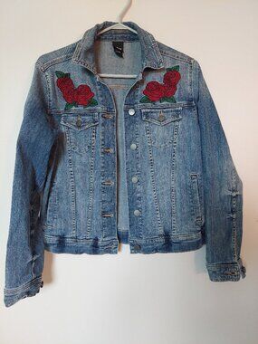 Disney Beauty and the Beast Jean Jacket Size Small/M